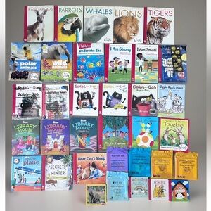 Chick-fil-a Kids Meal Books Lot 35 Bear Duck Library Mouse Amazing Animals Splat